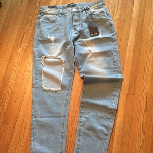 Want Your Boyfriend Jeans - Light Blue Wash - 15
